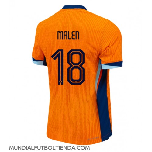 Camiseta Países Bajos Donyell Malen #18 Primera Equipación Replica Eurocopa 2024 mangas cortas